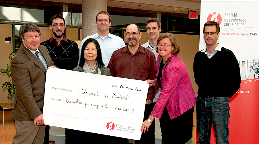 1 080 000 $ de subvention de la Société de recherche sur le cancer (SRC) pour 9 projets menés par des professeurs de l’UdeM - © Université de Montréal