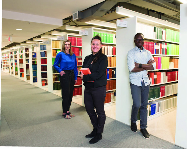 Geneviève Carpentier, Isabelle Archambault et Lauriol Gbèdolo Djehounke